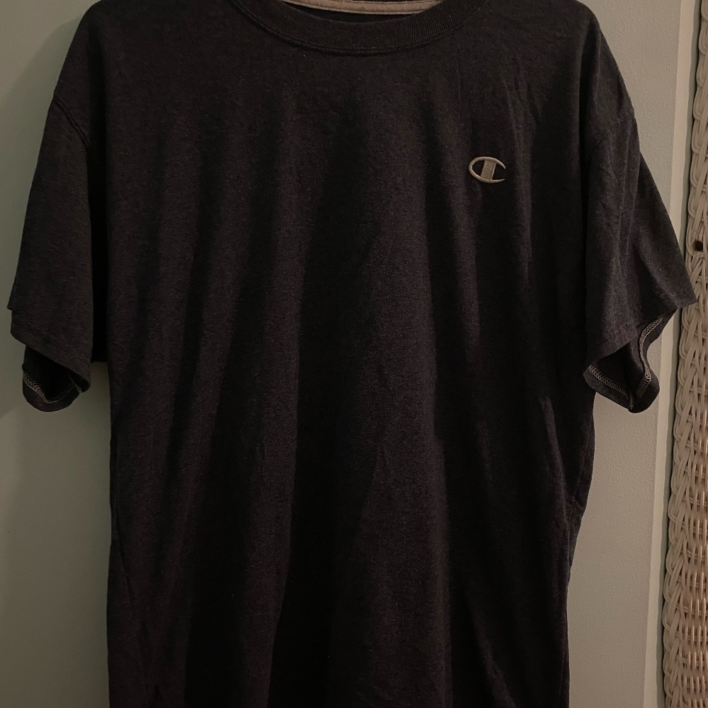 Navy Blue Champion Mens Tshirt